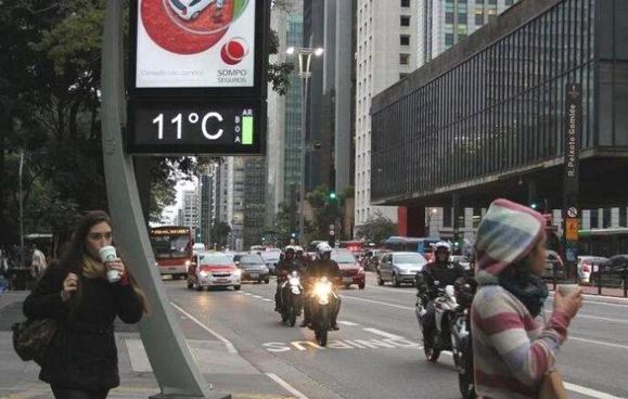 Onda de frio polar derruba temperaturas no Sul e Sudeste enquanto o calor e os temporais dominam outras regiões do Brasil