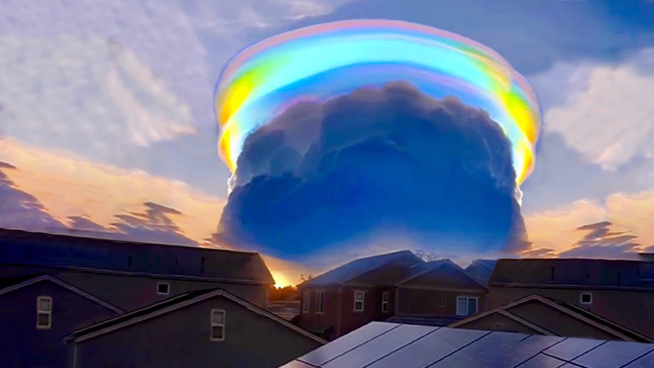 Como se o arco-íris e uma nuvem tivessem tido um bebé. Veja o  surpreendente fenómeno na China - Internacional - MAGG