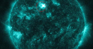 Poderosa tempestade solar da classe X1.6 impacta a ionosfera sobre a China