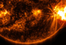 Tornado solar colossal o suficiente para engolir a Terra foi avistado no Sol