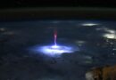 Sprite gigante é avistado sobre México os EUA em captura de imagem impressionante