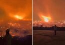 Um raro tornado de fogo surpreende cidade portuguesa em meio a áreas devastadas por incêndios devido à onda de calor