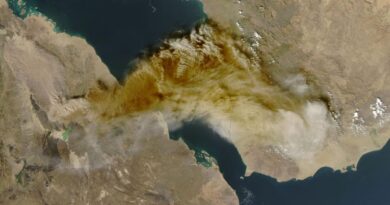 Vulcão na Etiópia lança coluna gigante de cinzas que cobrem países no Oriente Médio, mostram imagens de satélite; vídeo