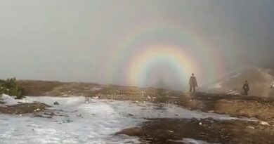 Portal no céu? Arco-íris em formato de círculo perfeito surge no leste europeu; veja vídeo