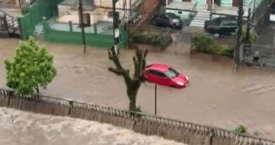 Temporal em Petrópolis: ruas viram rios, comércio fecha e cidade carioca entra em alerta extremo