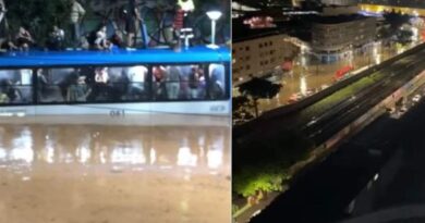 Chuva recorde inunda Juiz de Fora, faz córregos transbordarem e eleva Rio Paraibuna