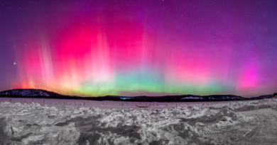 Tempestade geomagnética severa provoca auroras boreais em regiões do mundo onde o fenômeno é raro