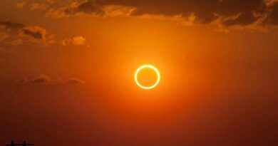 Eclipse solar forma anel de fogo e cria moldura de luz visível em três continentes em fevereiro