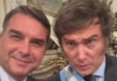 A “Maré Azul” avança: Milei e Flávio Bolsonaro unem forças em Buenos Aires contra a Esquerda