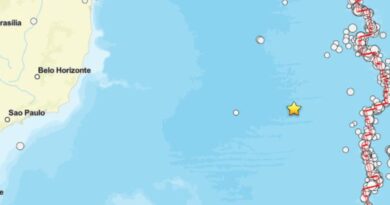 Terremoto no Atlântico Sul é registrado próximo ao litoral da Bahia